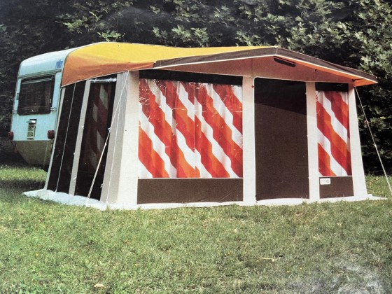 Veranda per caravan Universal - Nova tg.5 - sviluppo 890-950