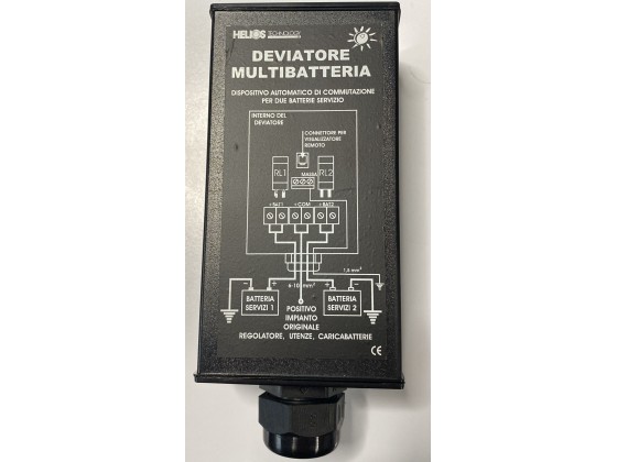 Helios Technology Deviatore Batteria K – Selettore Batterie Camper e Nautica